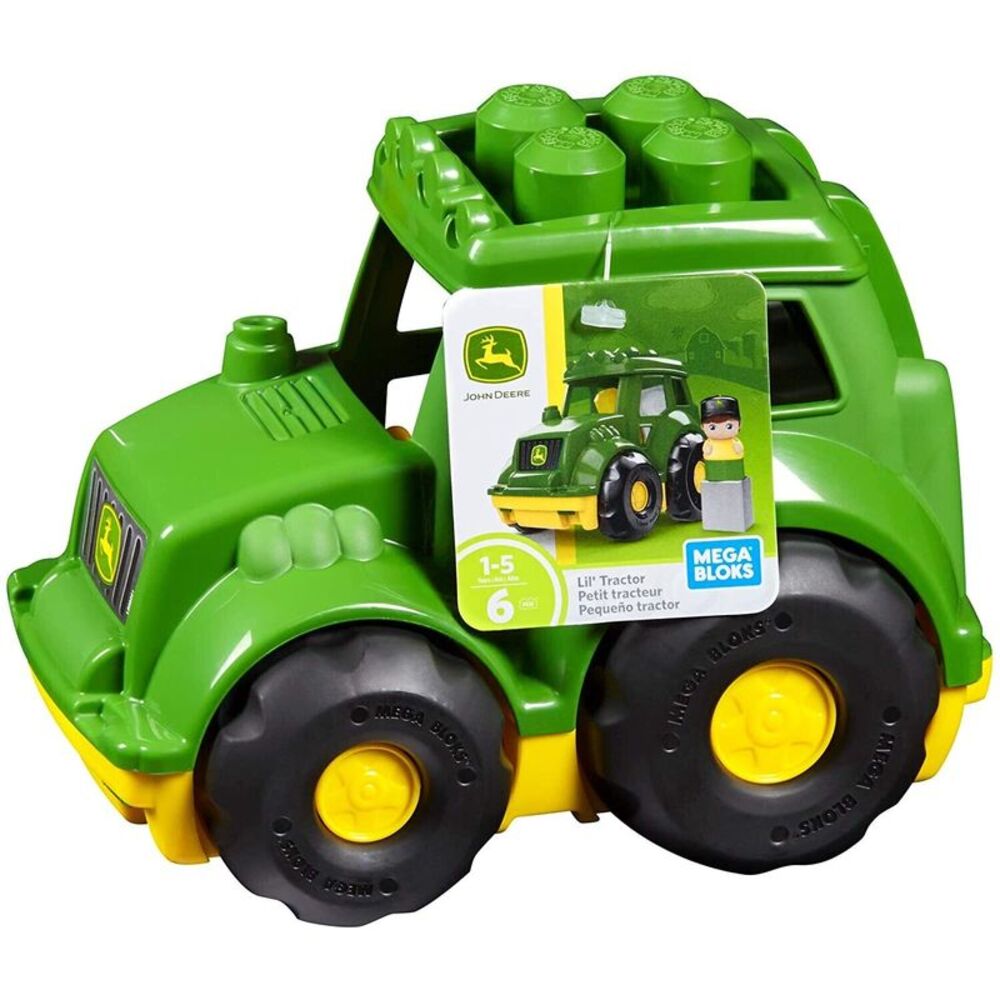 MEGA BLOKS First Builders Block Buddies John Deere Lil' Tractor, 6 Piece Toddler